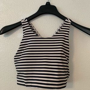 Athleta Maldives Swim Top Striped